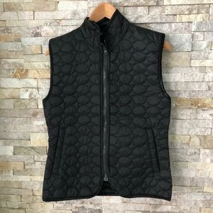 NWT Black insulated quilted vest